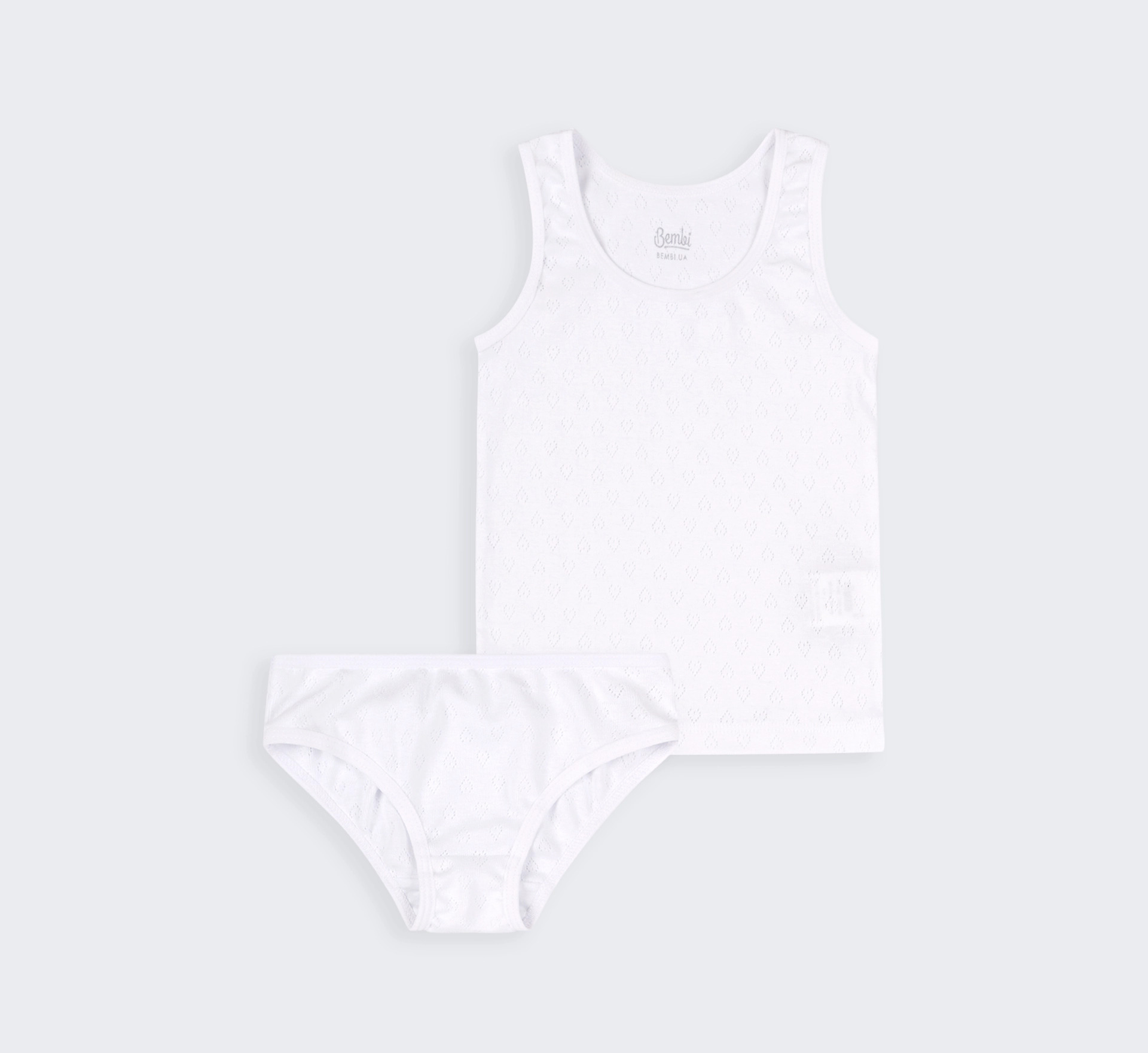 Комплект (майка, труси) рібана КП268